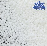 Zdjęcie - Koraliki TOHO Round 11/0 Matte-Color Opaque White